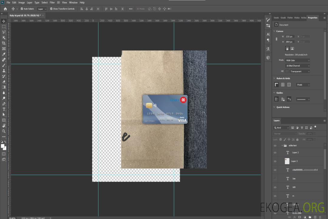 Canada Montréal carte visa bancaire avant photolook template Canada Montréal carte visa bancaire avant photolook template